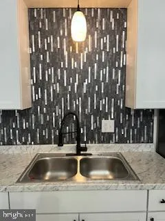 a view of a kitchen counter top space