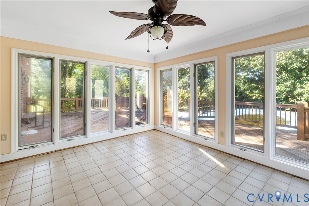 5212 Beddington Road Richmond, VA 23234 - Photo 15 of 22 a view of empty room with wooden floor and fan