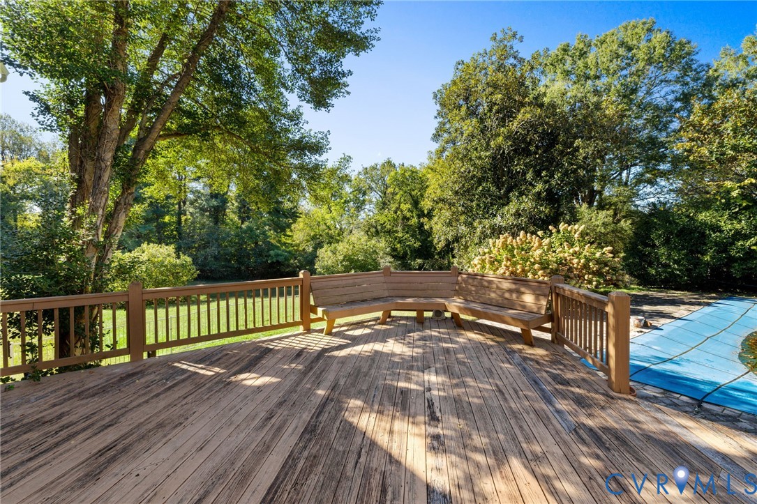 5212 Beddington Road Richmond, VA 23234 - Photo 17 of 22 a view of a yard with wooden floor