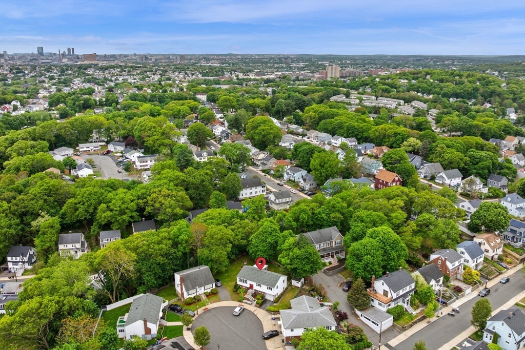 30 Lanark Road Malden, MA 02148 - Photo 35 of 40 an aerial view of a city with lots of residential buildings