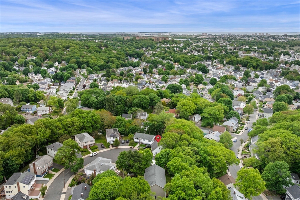 30 Lanark Road Malden, MA 02148 - Photo 37 of 40 an aerial view of a city with lots of residential buildings