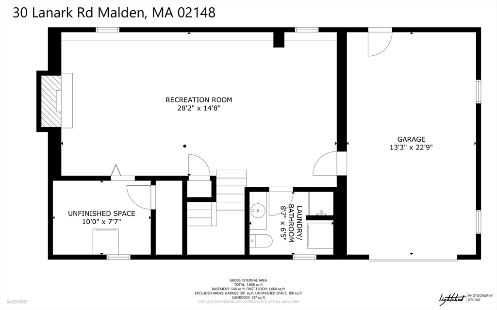 30 Lanark Road Malden, MA 02148 - Photo 40 of 40 a picture of a bench in front of a door