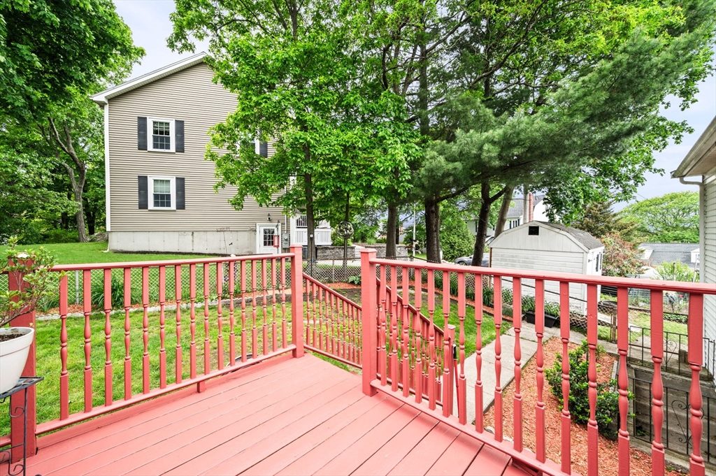 30 Lanark Road Malden, MA 02148 - Photo 4 of 40 a view of wooden fence and trees