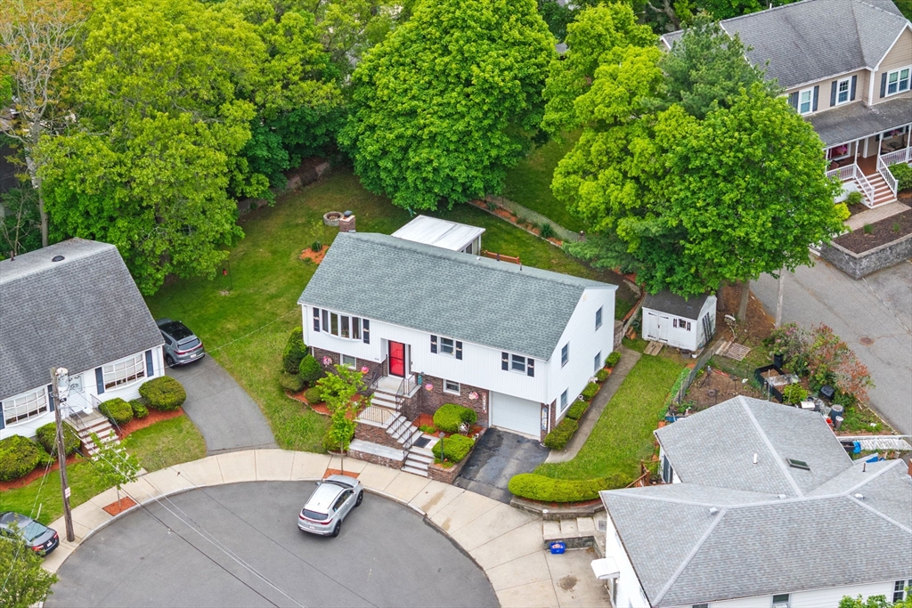 30 Lanark Road Malden, MA 02148 - Photo 9 of 40 an aerial view of a house with outdoor space