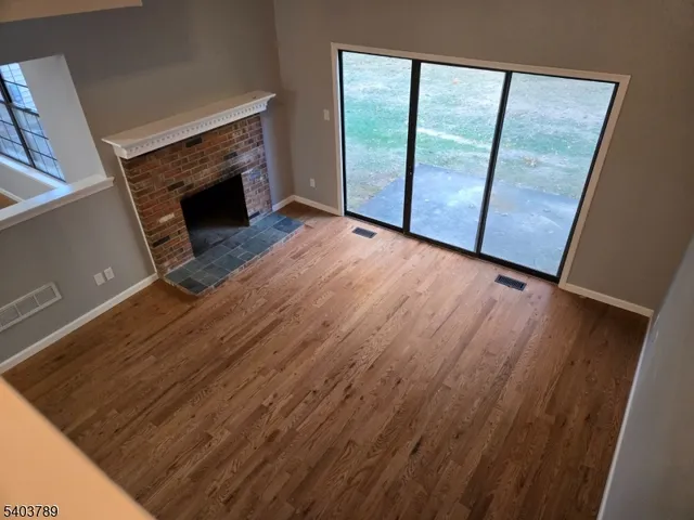 a view of empty room with front door