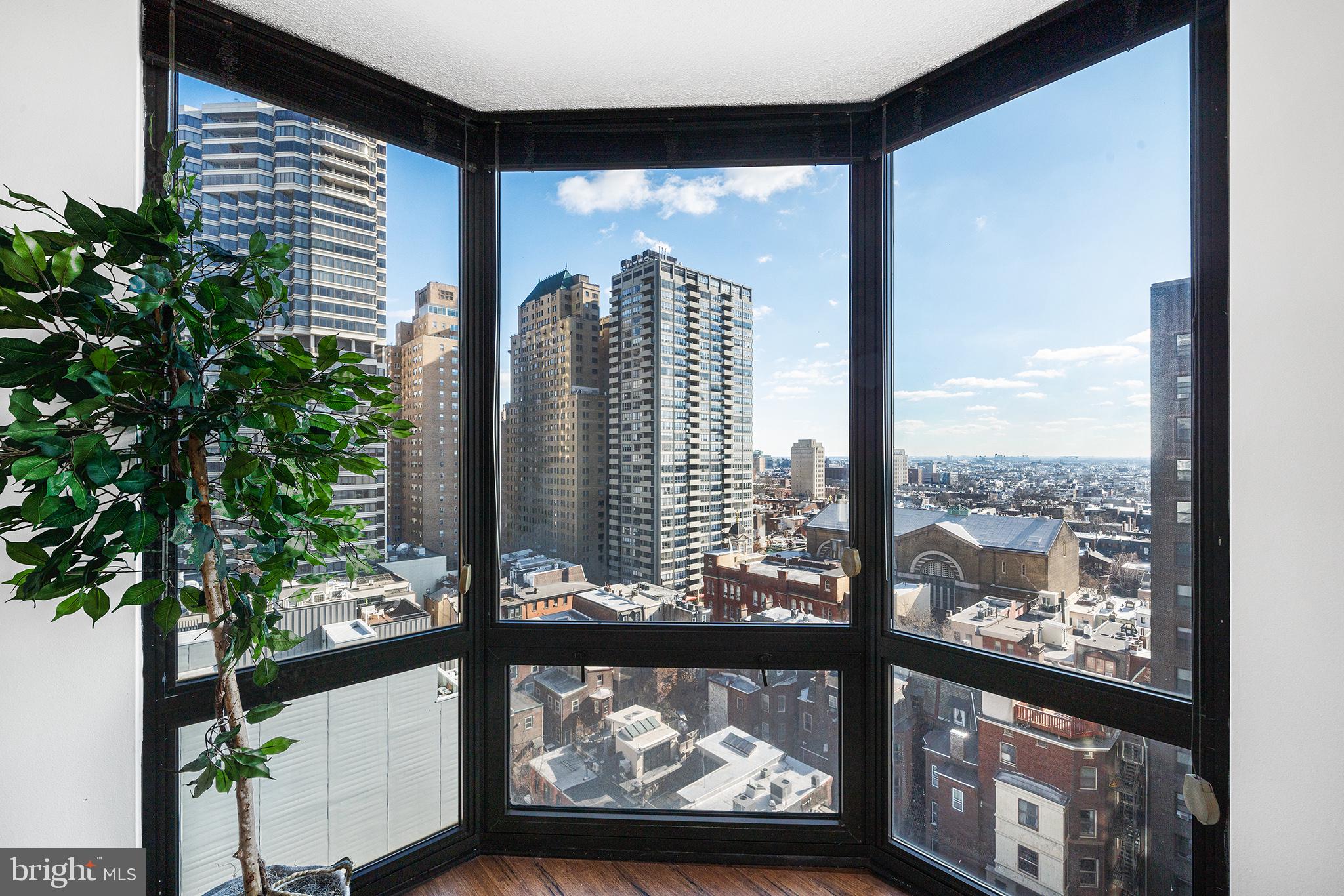 2018 Walnut Street, Unit 16E Philadelphia, PA 19103 - Photo 21 of 35 a view of a glass door and a balcony