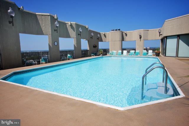 2018 Walnut Street, Unit 16E Philadelphia, PA 19103 - Photo 34 of 35 a view of outdoor space and swimming pool