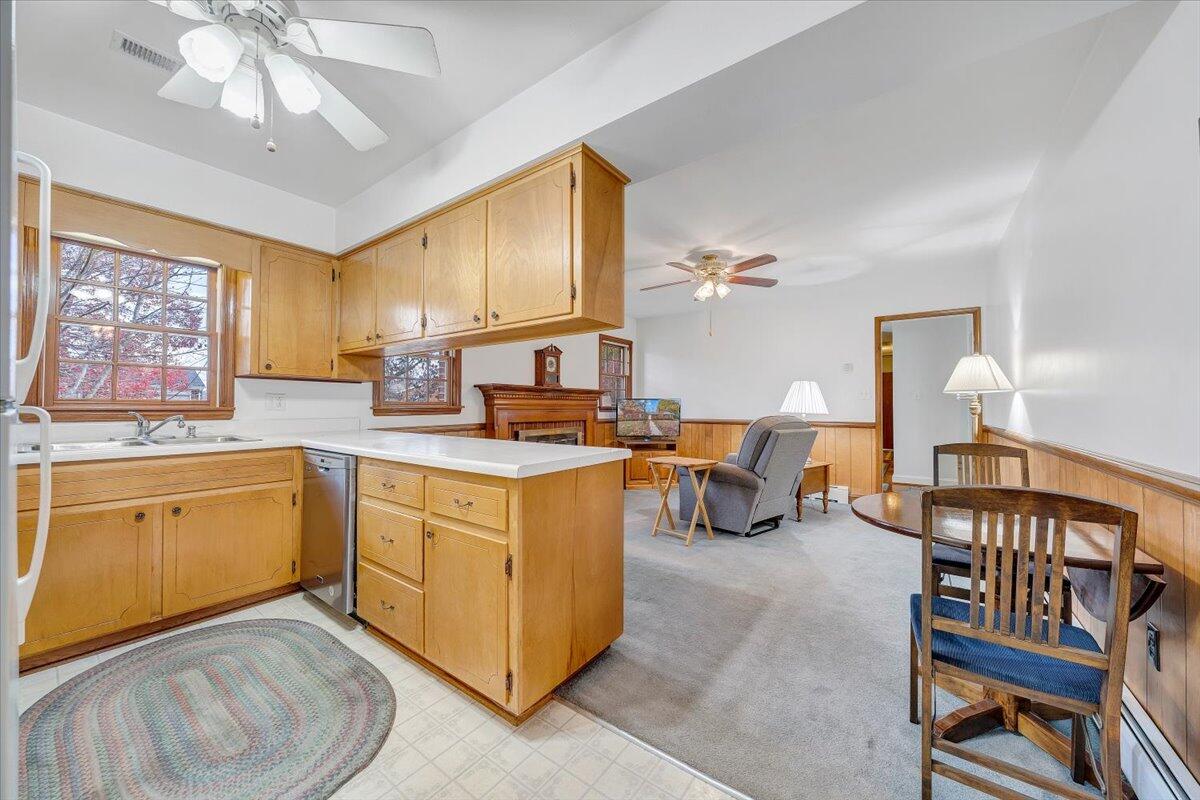 709 Olney Road Vinton, VA 24179 - Photo 7 of 41 a kitchen with counter top space and living room