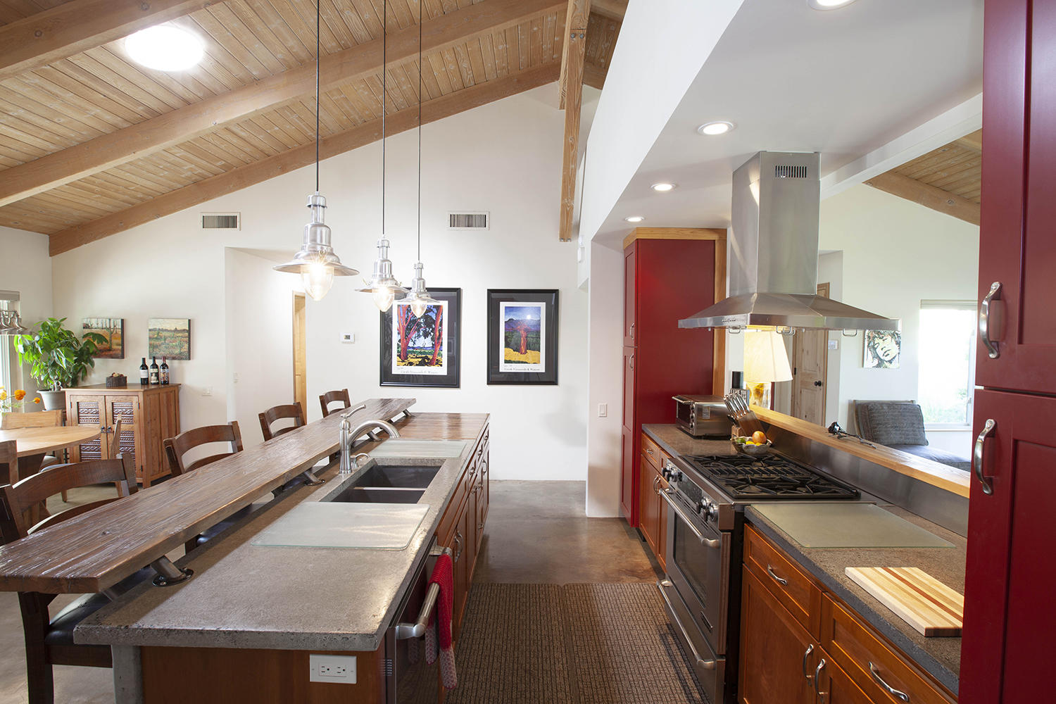 72861 Haystack Road Palm Desert, CA 92260 - Photo 20 of 45 a kitchen with stainless steel appliances granite countertop a stove a sink dishwasher and a refrigerator