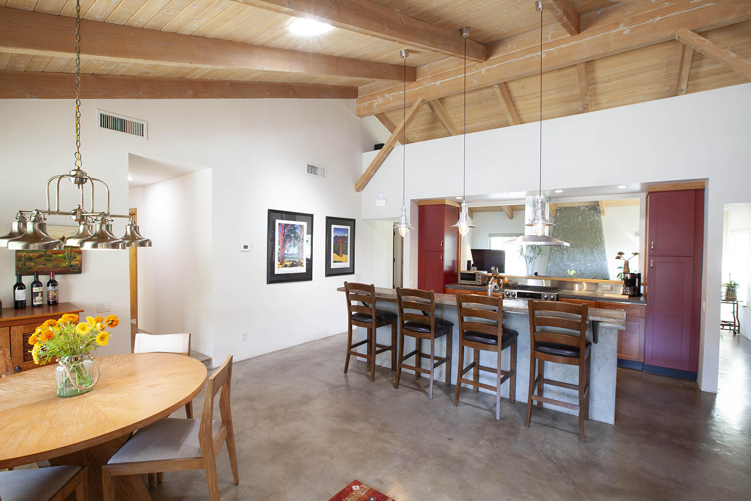 72861 Haystack Road Palm Desert, CA 92260 - Photo 24 of 45 a view of a dining room with furniture