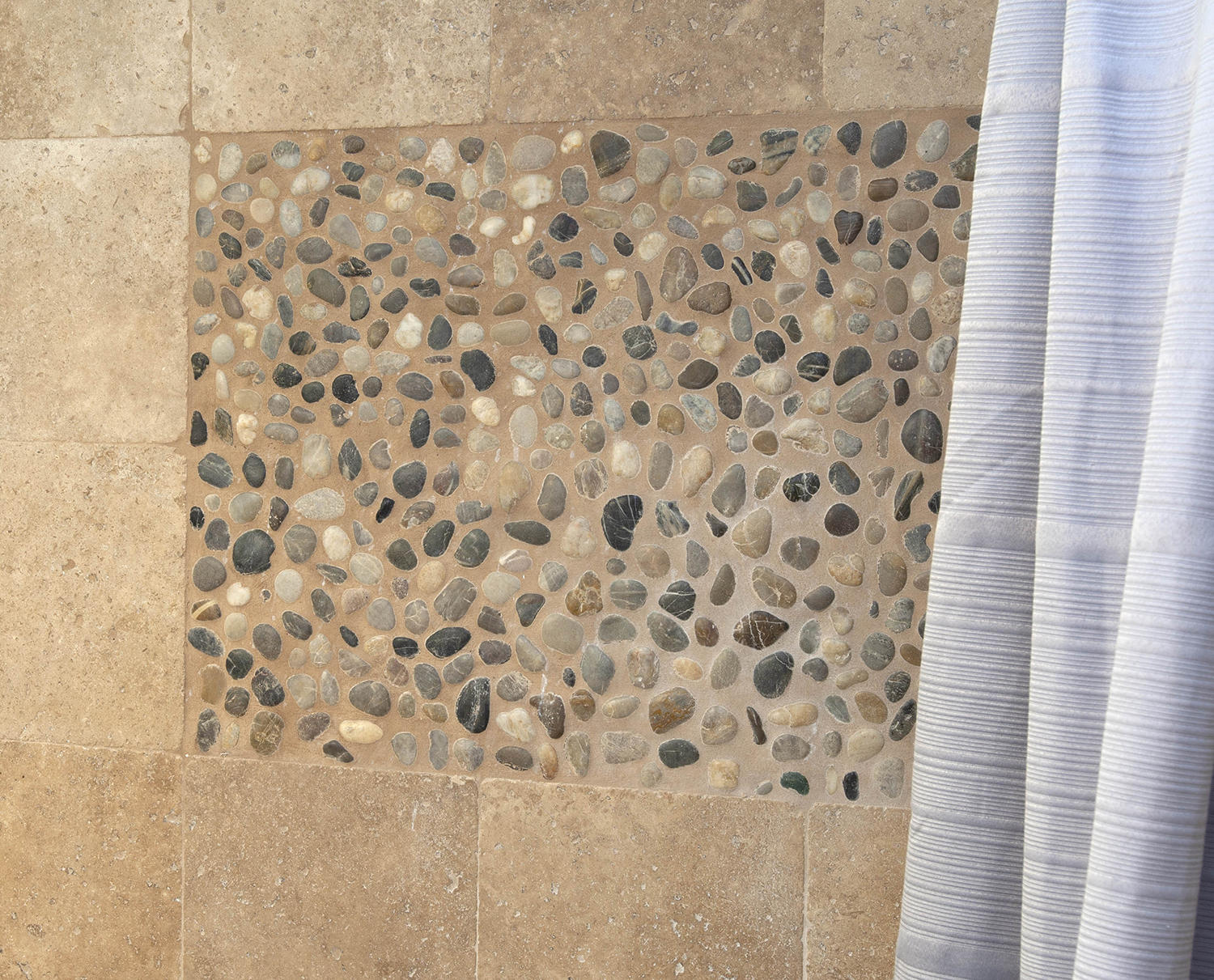 72861 Haystack Road Palm Desert, CA 92260 - Photo 36 of 45 a bathroom with a shower curtain