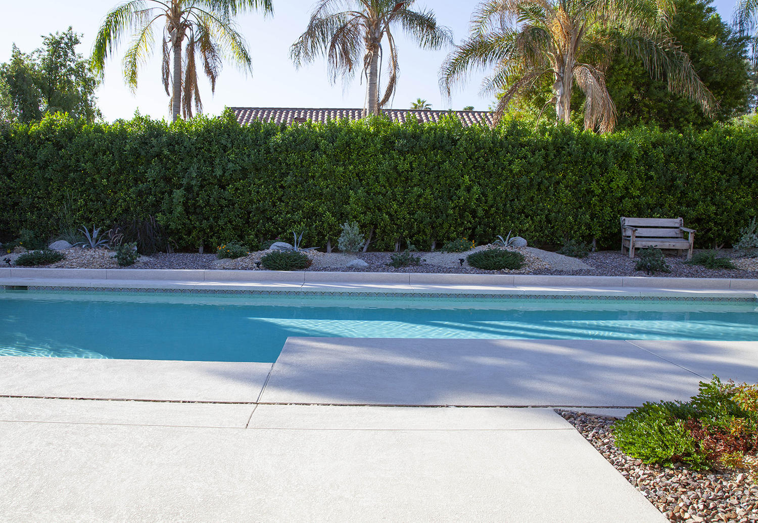 72861 Haystack Road Palm Desert, CA 92260 - Photo 38 of 45 a view of a yard and palm trees