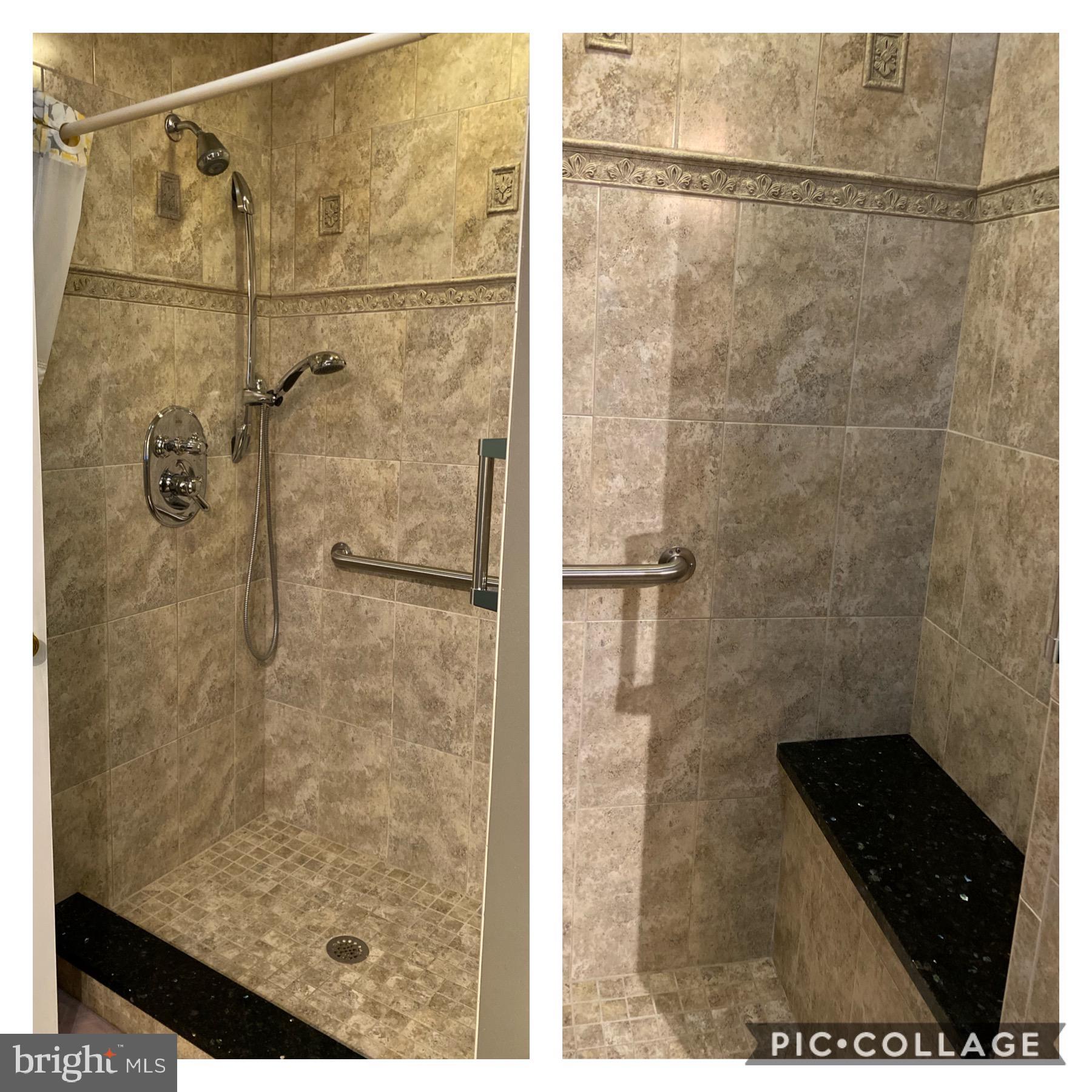 219 Ridgeway Road Catonsville, MD 21228 - Photo 20 of 35 Updated primary bath with walk-in shower.