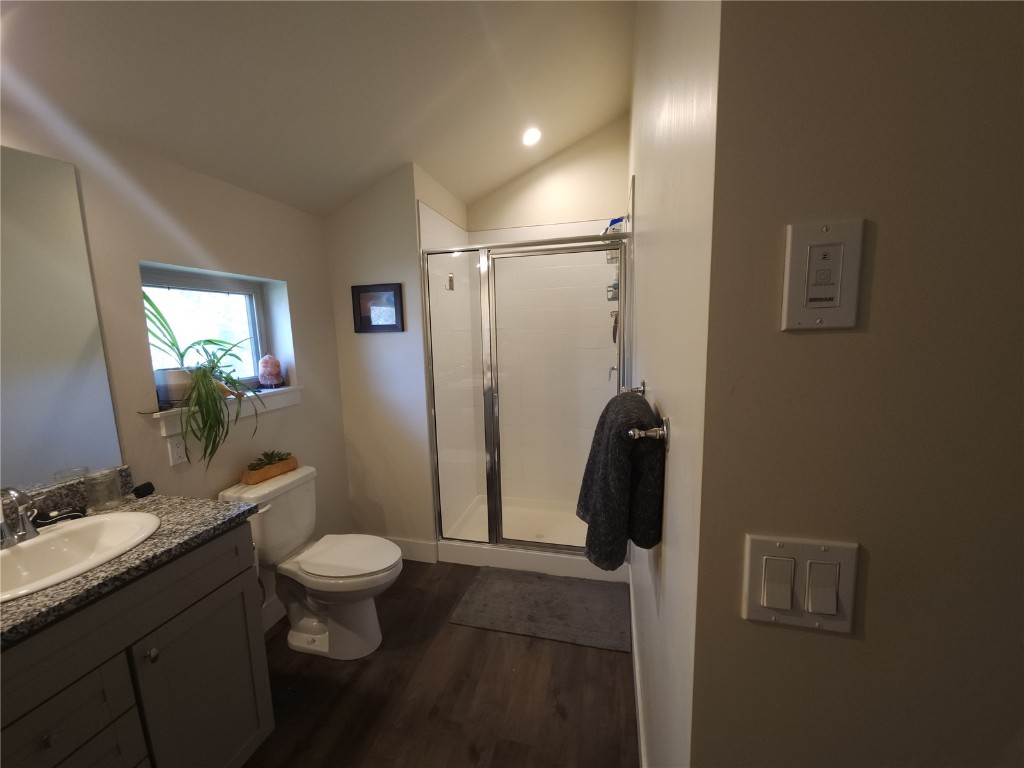 22 Ermine Road Dillon, CO 80435 - Photo 11 of 17 a bathroom with a granite countertop sink toilet and shower