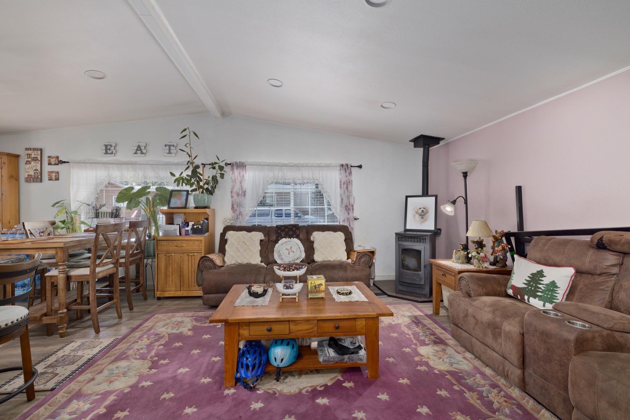 100 Ski Trails Road, Unit 10 Mammoth Lakes, CA 93546 - Photo 6 of 26 Vaulted ceiling with recessed lighting