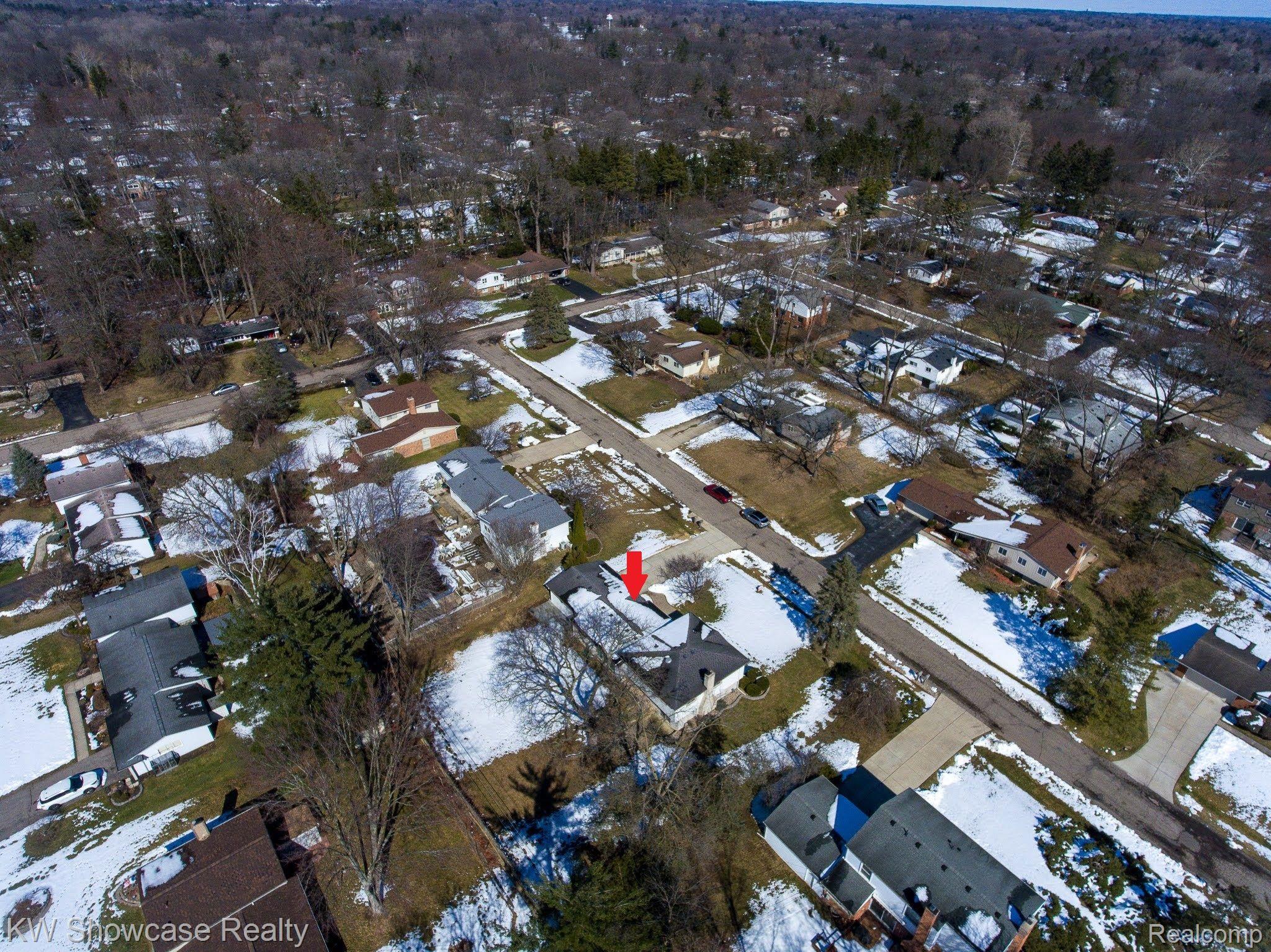 7090 Valleybrook Road West Bloomfield, MI 48322 - Photo 73 of 76 Aerial View
