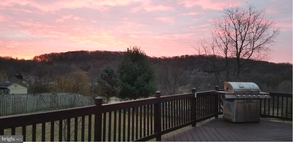 2703 Overlook Court Manchester, MD 21102 - Photo 29 of 29 Rear Deck at Dusk