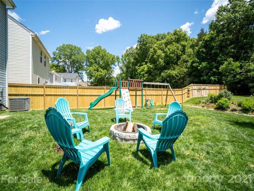 6823 Ware Road Charlotte, NC 28212 - Photo 34 of 47 a view of a chairs and table in the garden
