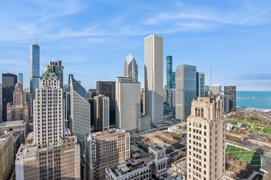 60 East Monroe Street, Unit 4006 Chicago, IL 60603 - Photo 22 of 26 a view of city with tall buildings