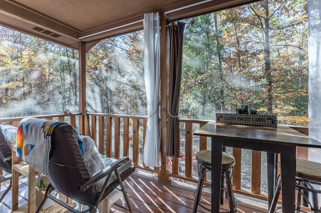 9 Settlers Crossing Way Murphy, NC 28906 - Photo 21 of 37 a view of a two chairs in the balcony