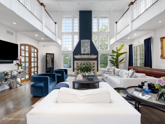 a view of a swimming pool with an outdoor space