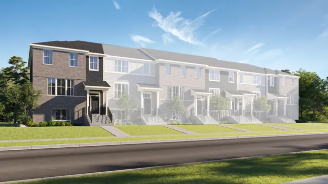 a view of building with yard and swimming pool