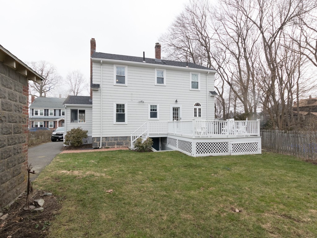 27 Churchill Road Boston, MA 02132 - Photo 26 of 30 a view of a house with a big yard