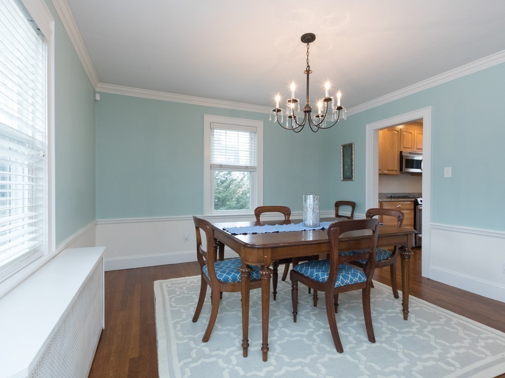 27 Churchill Road Boston, MA 02132 - Photo 9 of 30 a view of a dining room with furniture window and outside view
