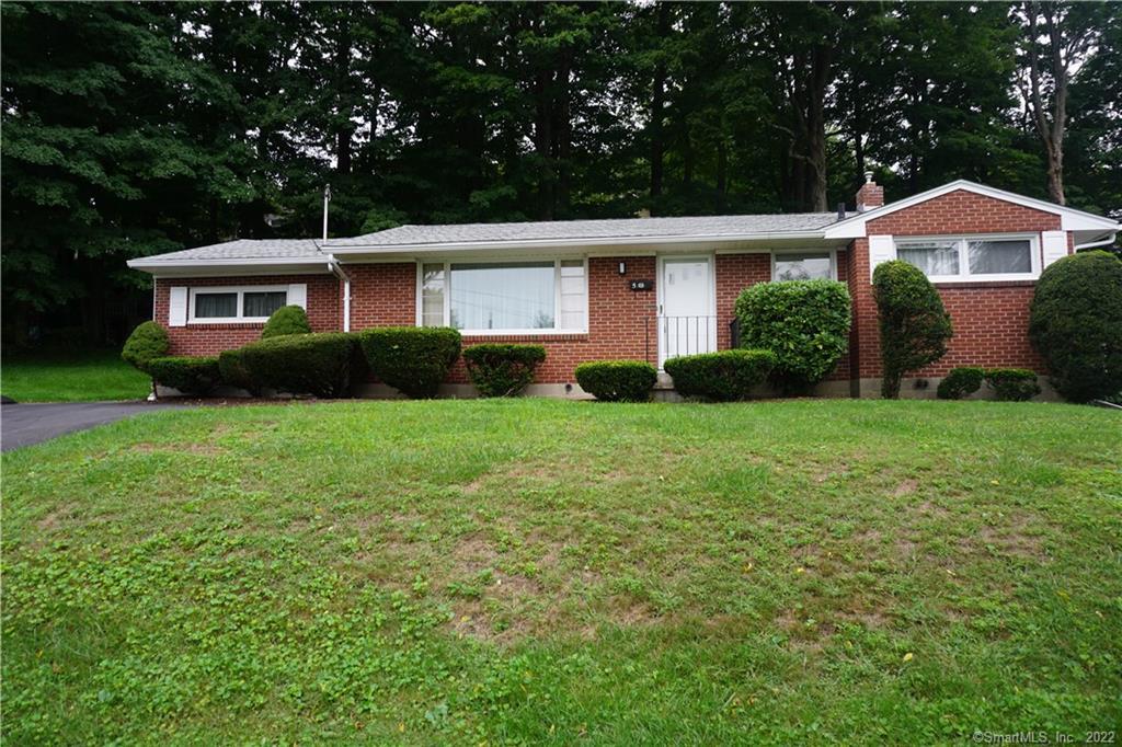 5 Spring Street Torrington, CT 06790 - Photo 1 of 1 Front exterior of well maintained brick ranch on corner lot