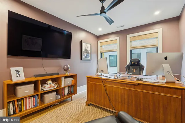 a view of a chairs and table in a patio