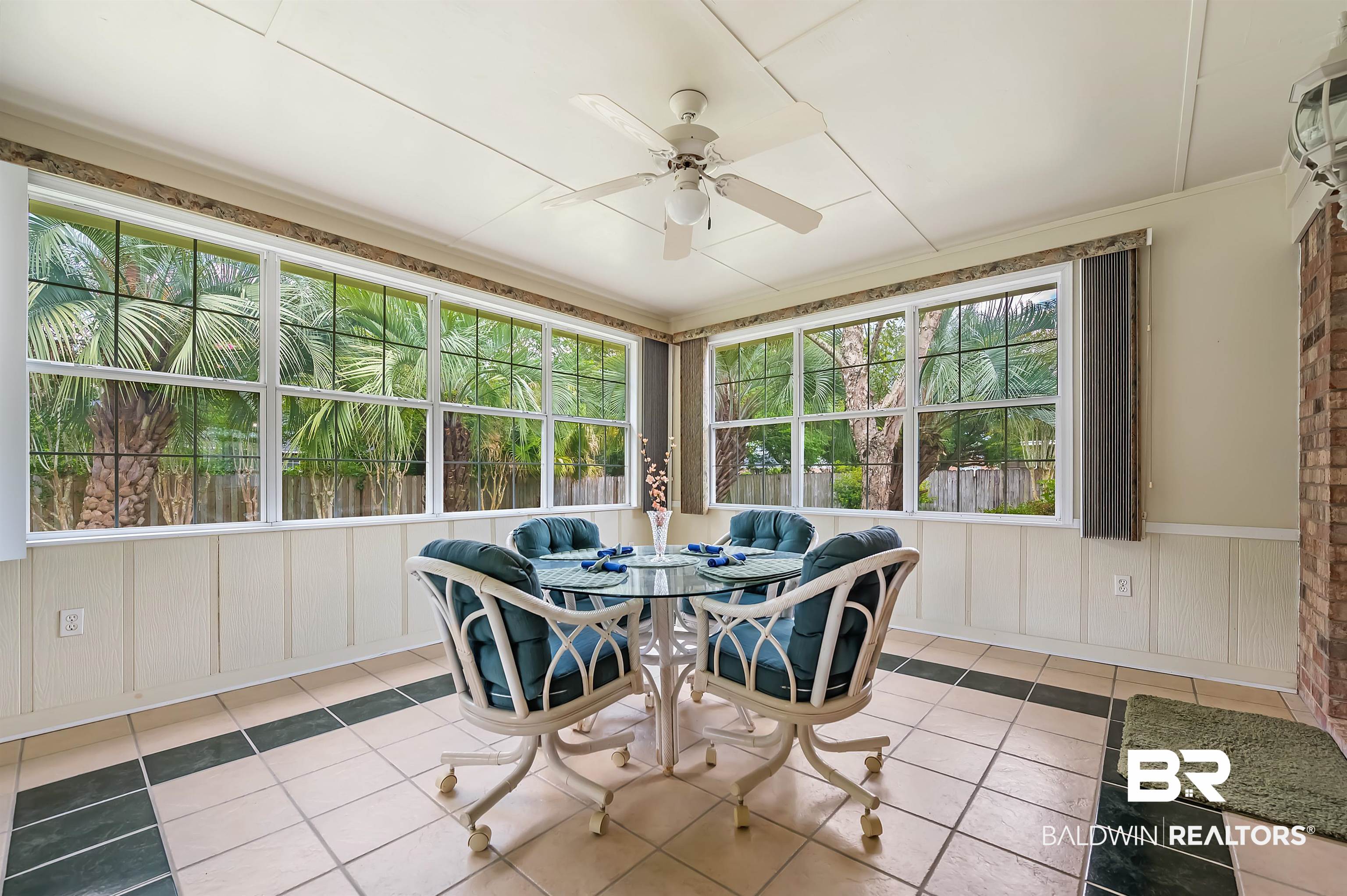 1502 Mulberry Lane Foley, AL 36535 - Photo 34 of 45 Sunroom / solarium with ceiling fan