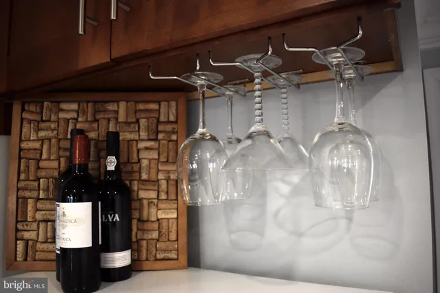 a close view of water heater room