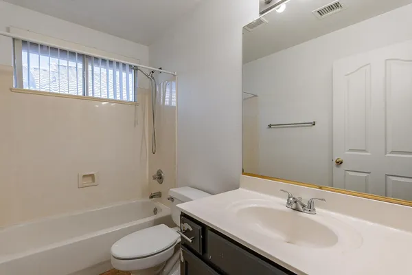 a view of small space with racks on the wall