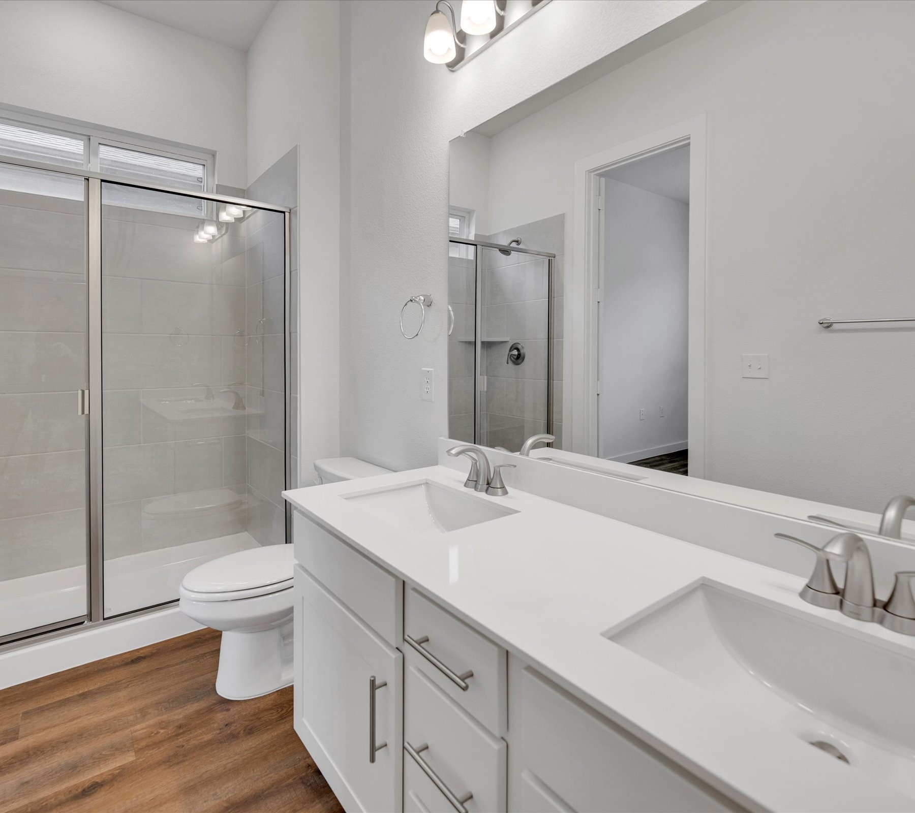 2709-512 Rockhill Road McKinney, TX 75072 - Photo 16 of 21 a bathroom with a sink toilet and shower