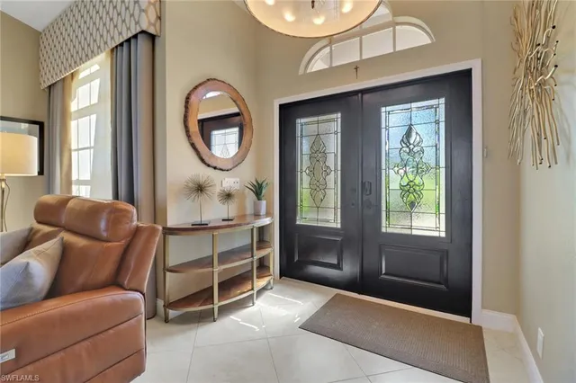 a room with furniture and a window