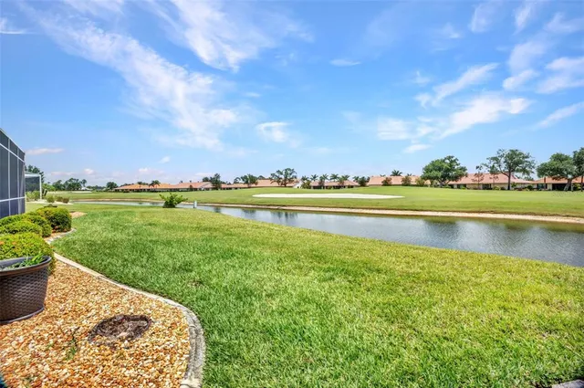 view of a city with lake view