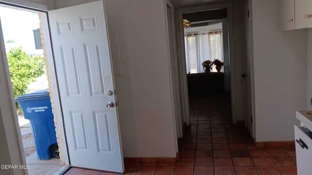 a view of front door