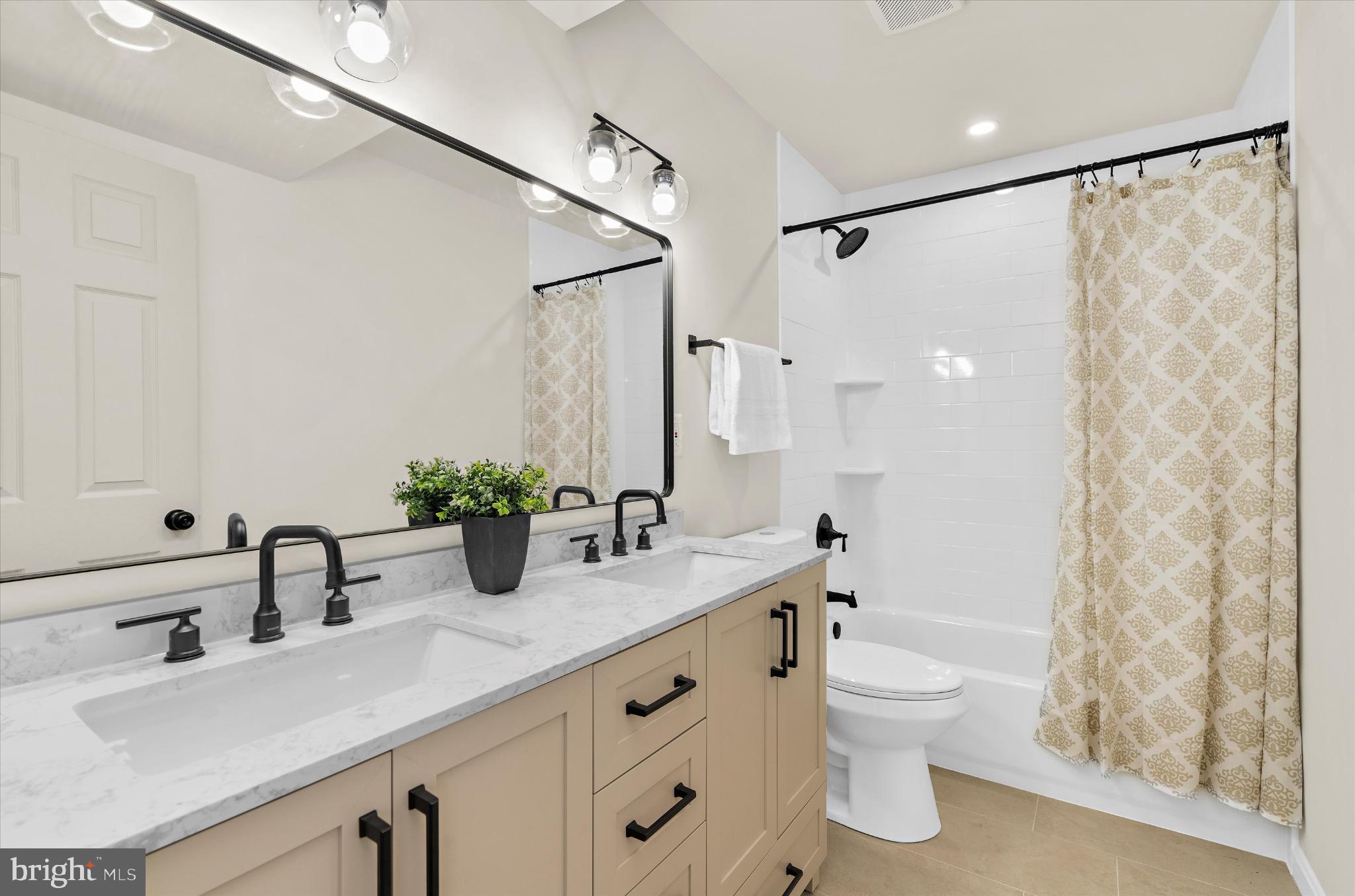 1125 Dorsey Road Hanover, MD 21076 - Photo 15 of 32 Stylish primary ensuite bath with modern finishes