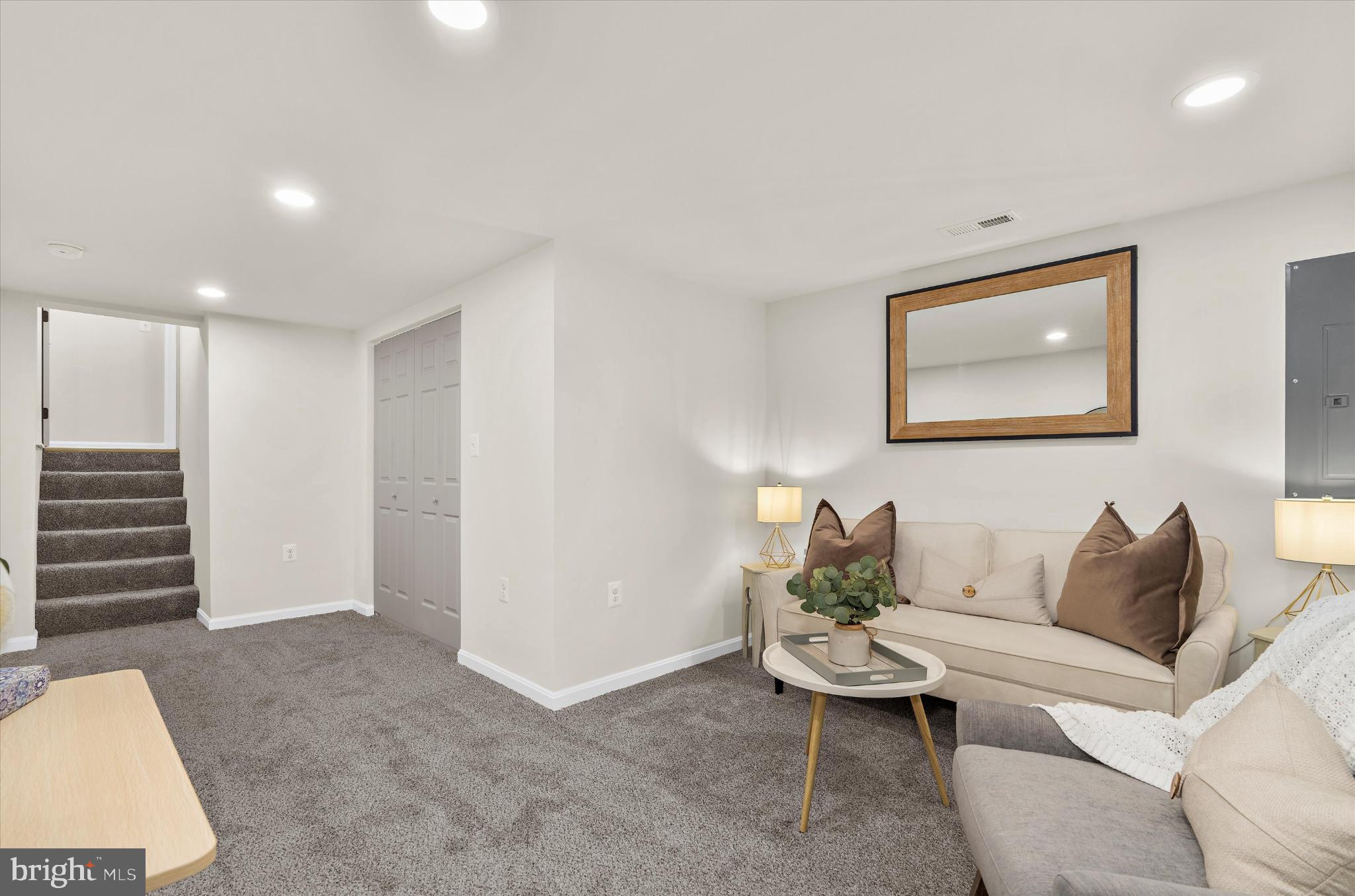 1125 Dorsey Road Hanover, MD 21076 - Photo 25 of 32 Cozy basement retreat with modern charm.