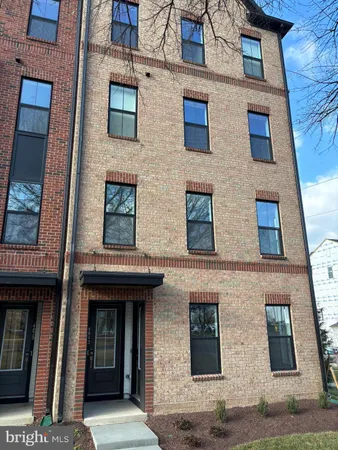 a view of a brick building