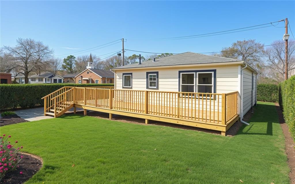 1 Lamar Avenue Southwest Atlanta, GA 30310 - Photo 11 of 11 a view of a house with a backyard