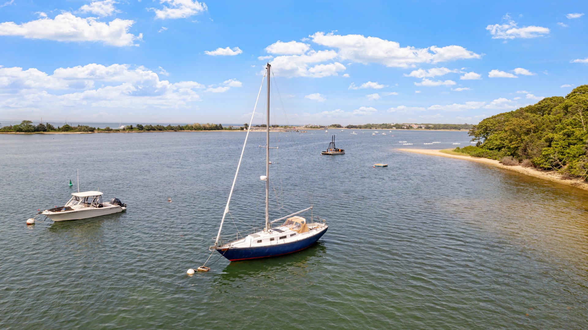129 Beach Road Vineyard Haven, MA 02568 - Photo 14 of 71 a view of a lake with a nearby beach