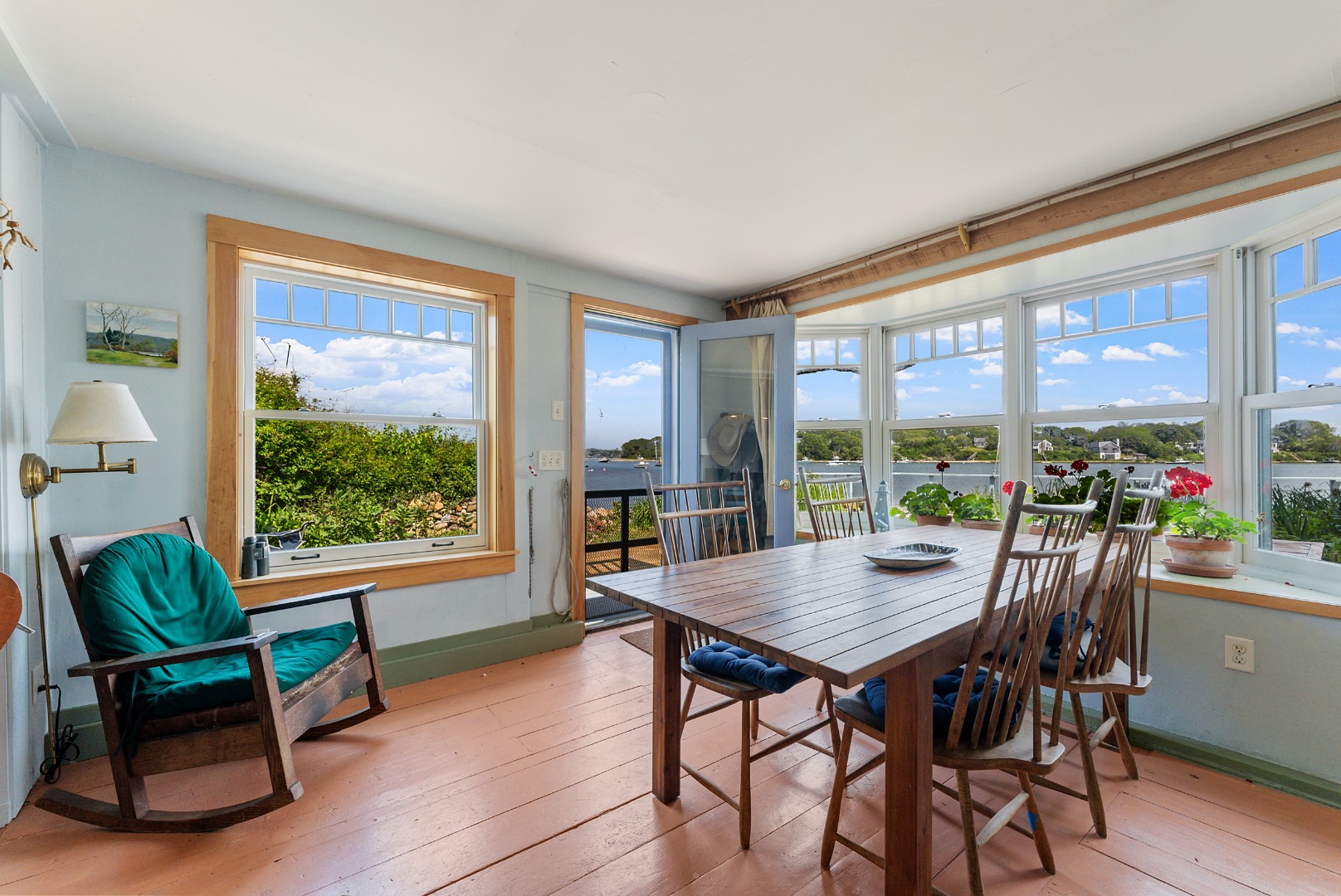 129 Beach Road Vineyard Haven, MA 02568 - Photo 20 of 71 a view of a dining room with furniture window and wooden floor