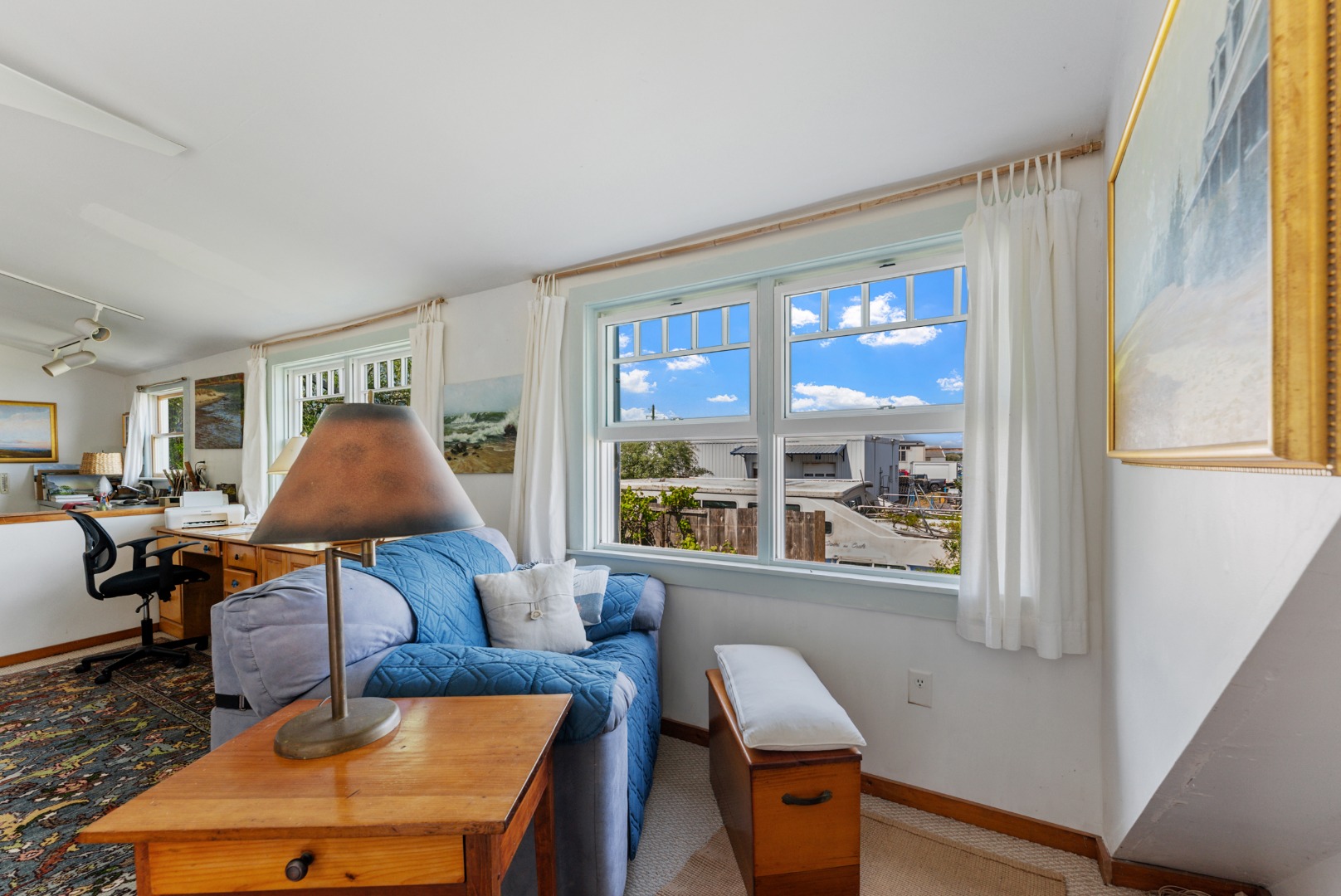 129 Beach Road Vineyard Haven, MA 02568 - Photo 32 of 71 a living room with furniture and a window