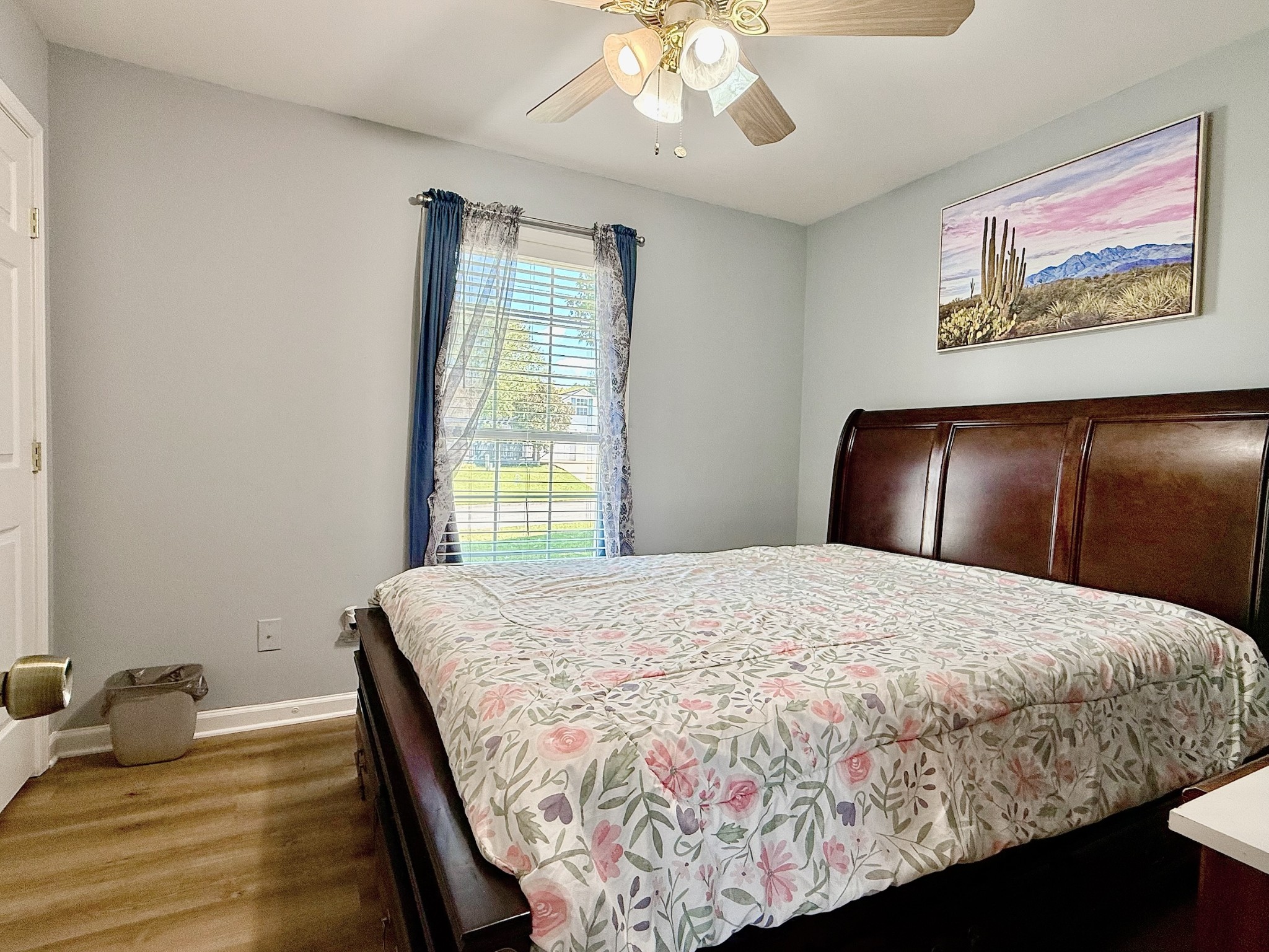 2801 Faith Lane Spring Hill, TN 37174 - Photo 9 of 10 a bedroom with a bed and wooden floor