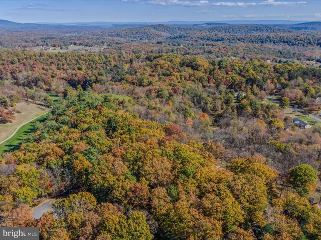 a view of a city with mountain