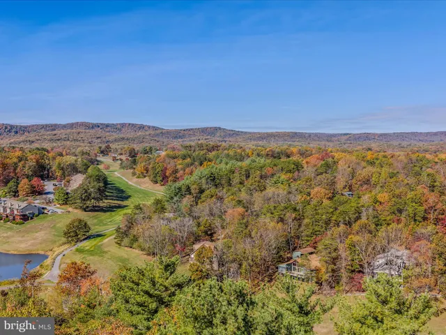 a view of city and mountain