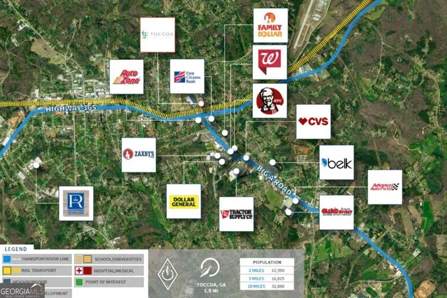 $149,000 | 1600 Big A Road, Toccoa, GA 30577