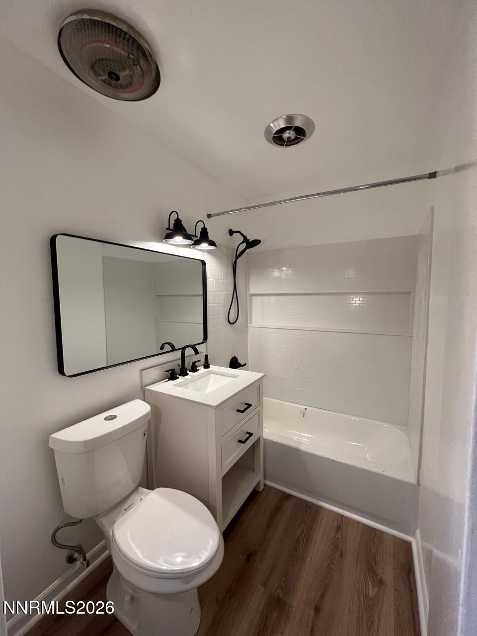 117 West 4th Street Hawthorne, NV 89415 - Photo 19 of 47 a bathroom with a sink a toilet and shower