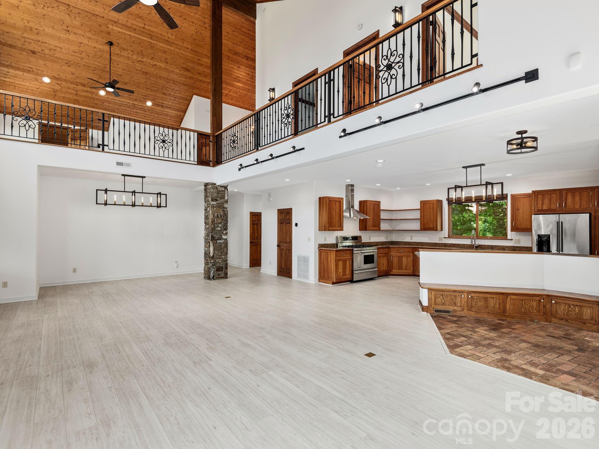 248 Wisdom Cove Road Flat Rock, NC 28731 - Photo 8 of 48 a view of an ocean with kitchen